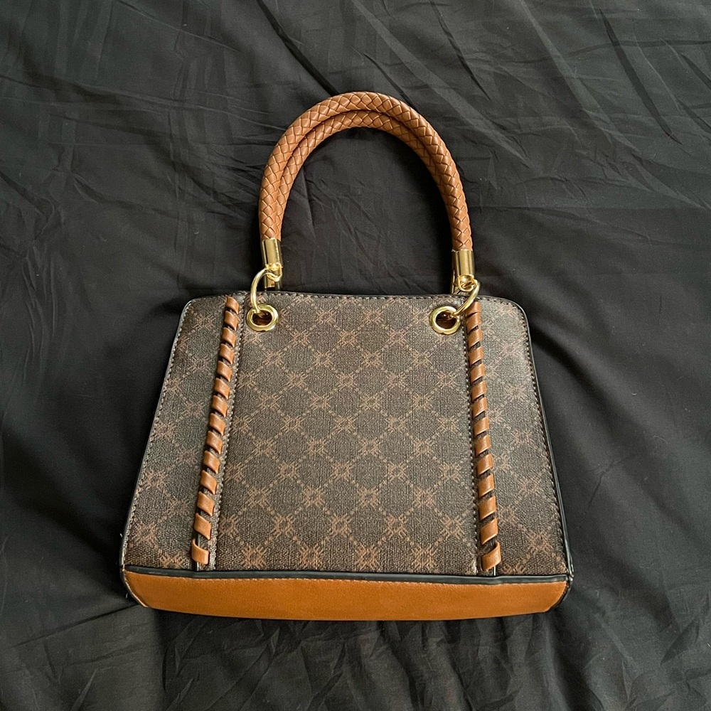 Vintage Monogram Tote Handbag